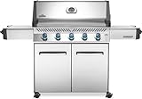 Napoleon P665NSS Prestige Natural Gas Grill, 665 sq. in, Stainless Steel