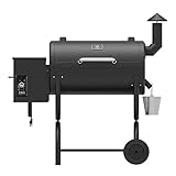 Z GRILLS ZPG-550B 2022 Upgrade Wood Pellet Grill & Smoker 8 in 1 BBQ Auto Temperature Control,...